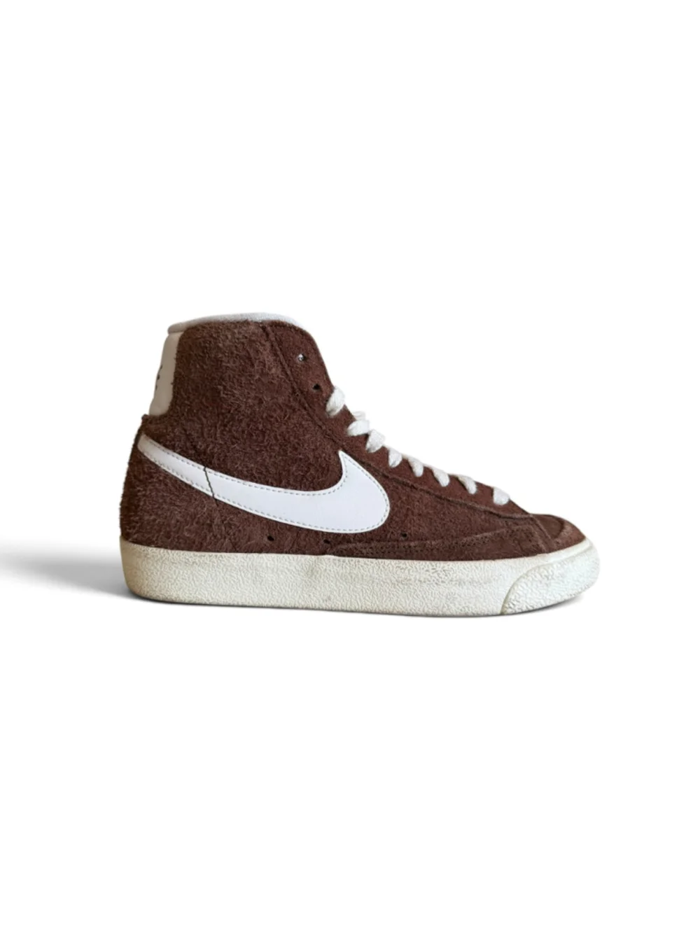 Nike Blazer Mid ‘77 Vintage Brown Suede White Sneakers Women’s Sz 7 DV7096-200